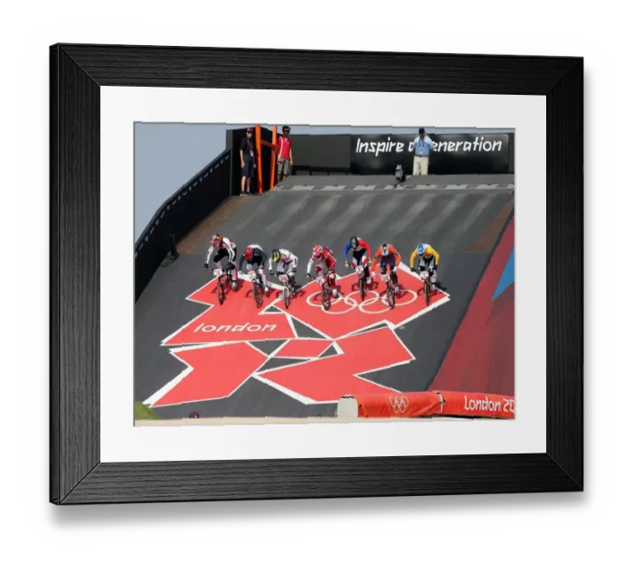 Framed Print : Olympic Mens Bmx, Race Start