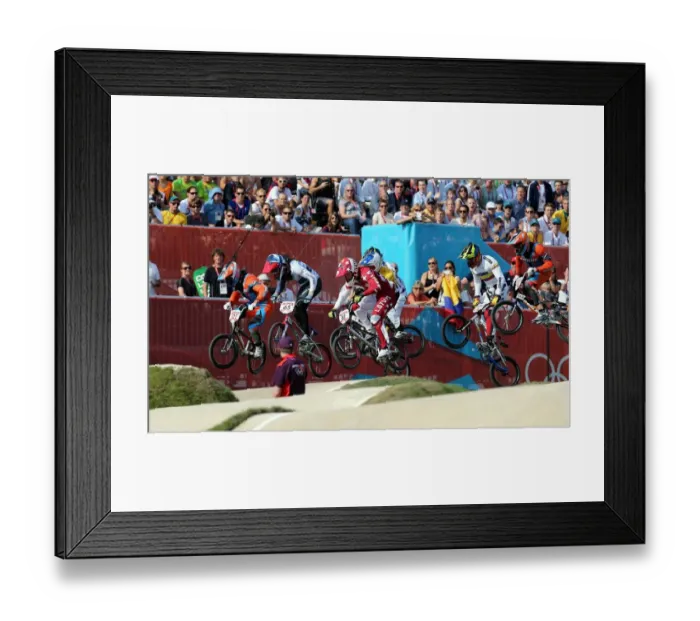 Framed Print : Olympic Mens Bmx Framed Print : Olympic Mens Bmx