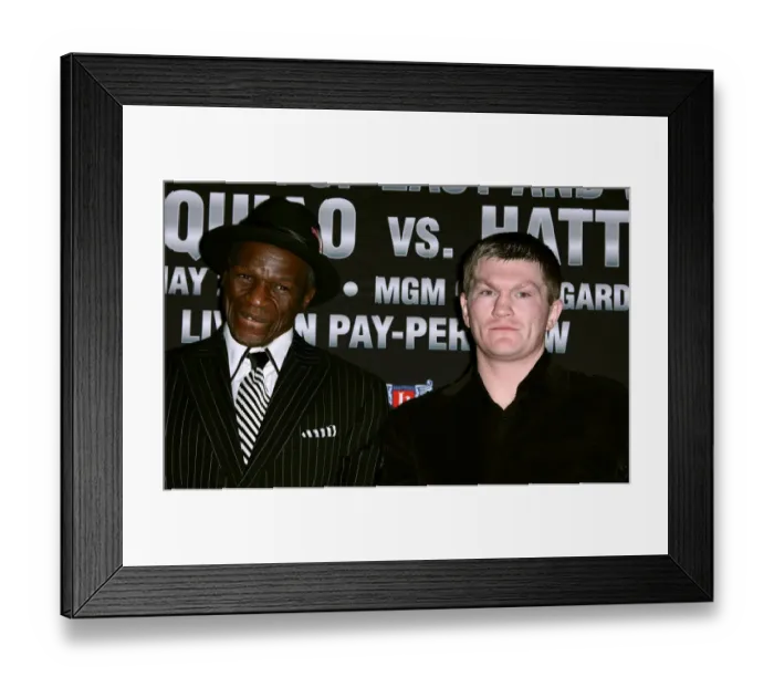 Framed Print : Floyd Mayweather Sr, Ricky Hatton Framed Print : Floyd Mayweather Sr, Ricky Hatton