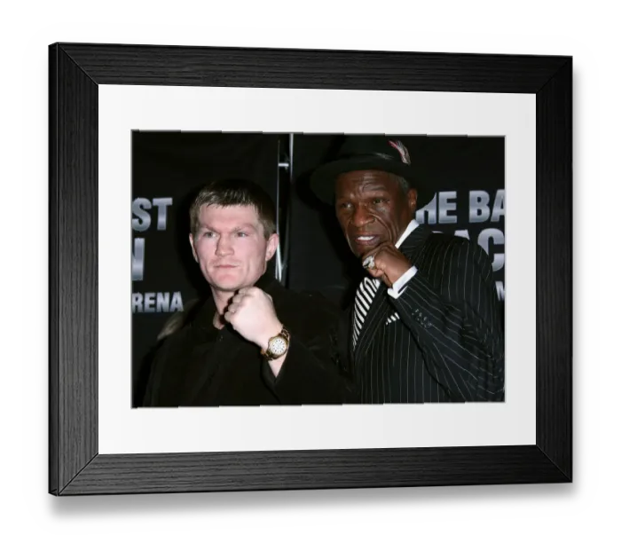 Framed Print : Floyd Mayweather Sr, Ricky Hatton Framed Print : Floyd Mayweather Sr, Ricky Hatton
