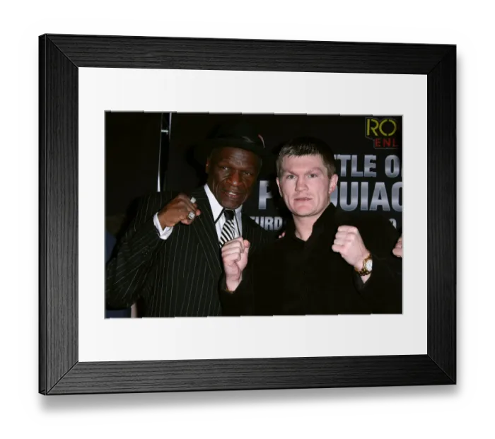 Framed Print : Floyd Mayweather Sr, Ricky Hatton Framed Print : Floyd Mayweather Sr, Ricky Hatton