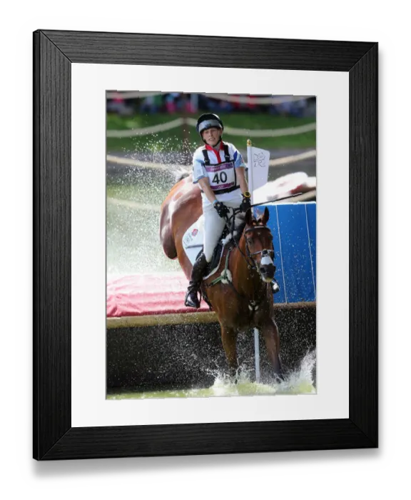 Framed Print : Zara Phillips Framed Print : Zara Phillips