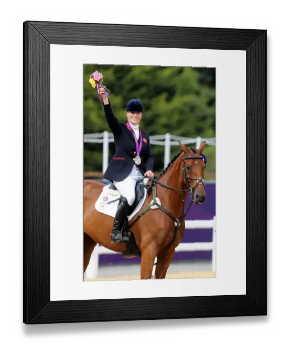 Framed Print : Zara Phillips Framed Print : Zara Phillips