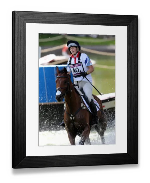 Framed Print : Zara Phillips Framed Print : Zara Phillips