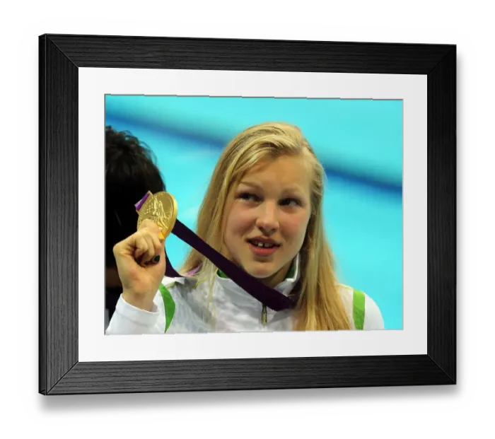 Framed Print : Ruta Meilutyte Wins Gold Framed Print : Ruta Meilutyte Wins Gold