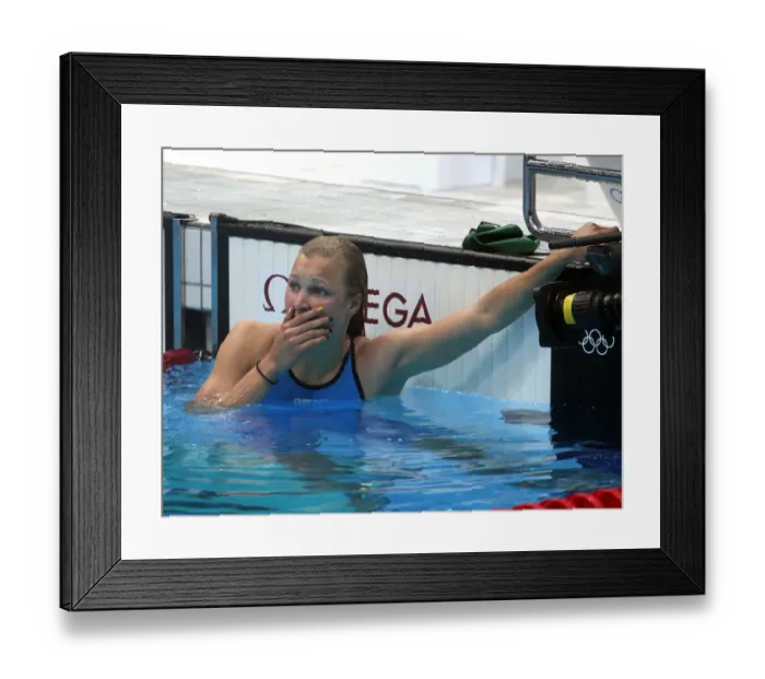 Framed Print : Ruta Meilutyte Wins Gold Framed Print : Ruta Meilutyte Wins Gold