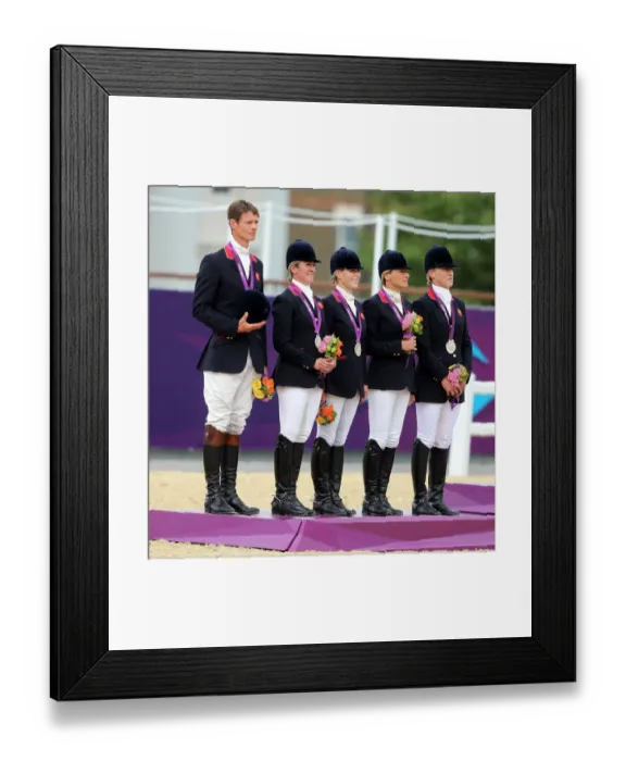 Framed Print : William Fox-Pitt, Nicola Wilson, Zara Phillips, Mary King &a Framed Print : William Fox-Pitt, Nicola Wilson, Zara Phillips, Mary King &a