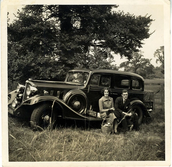 1933 Buick Vintage Car, Near Southampton, England