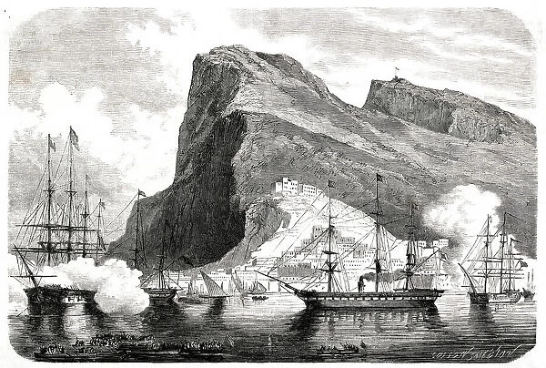 The Arrival of Maximilian at Gibraltar