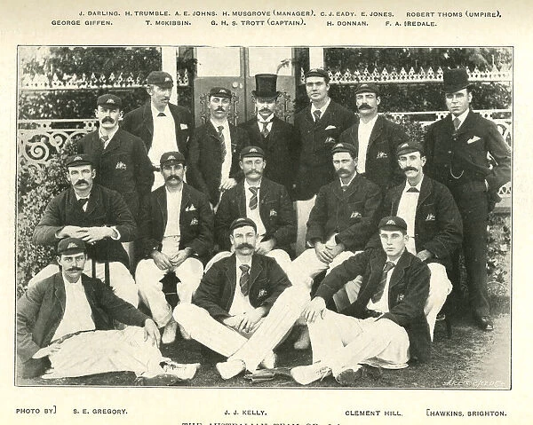 The Australian Cricket Team 1896