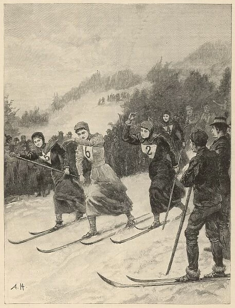 Austrian Ski Race 1894