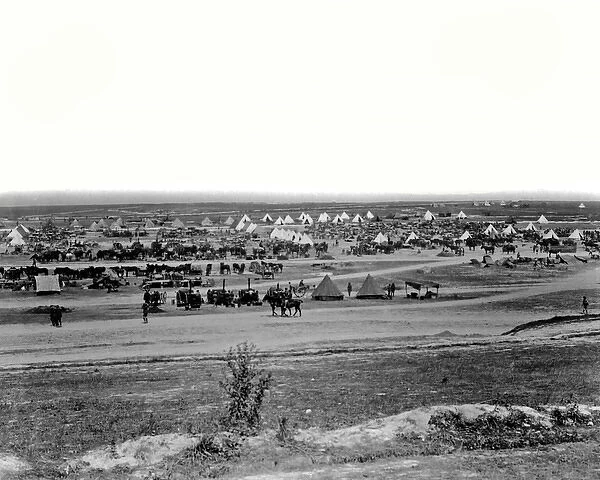 British camp on Western Front, WW1