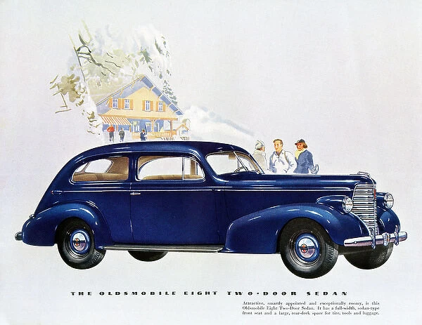 Brochure illustration, Oldsmobile Eight