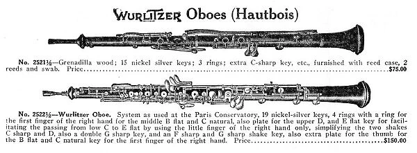 Oboe, Wurlitzer