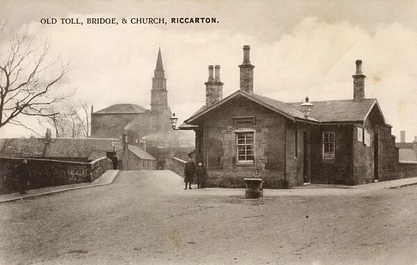 Old Toll House, Bridge and Church - Riccarton
