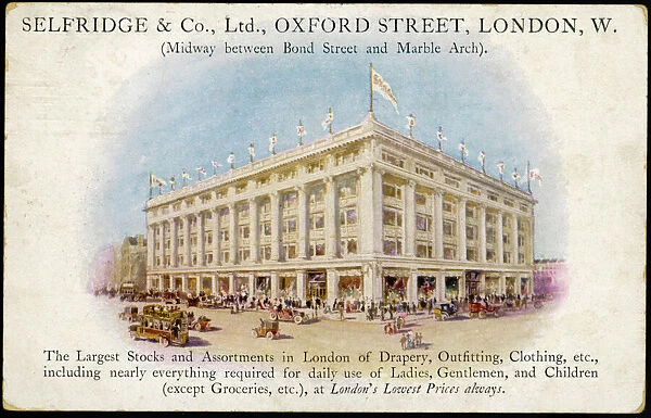 Selfridges, London 1909