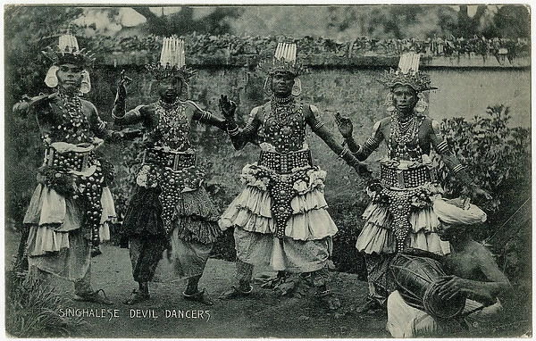 Sinhalese Devil Dancers - Sri Lanka