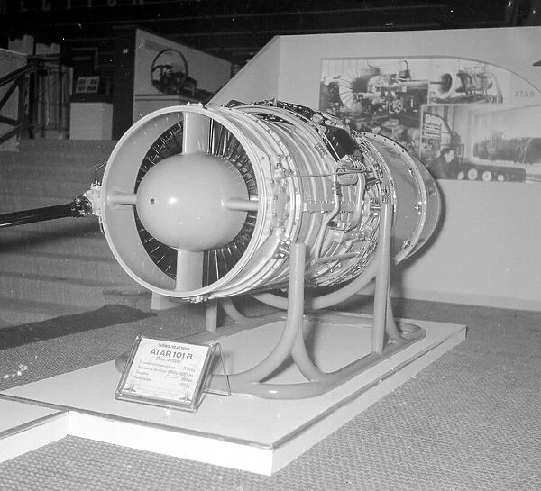 SNECMA ATAR 101B at the Paris Salon Aeronautique 1949