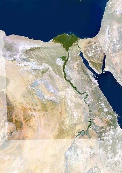 Egypt, satellite image