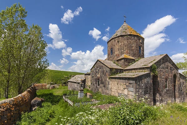 Armenia, Lake Sevan, Makenis, Makenyats Vank Church, 10th century