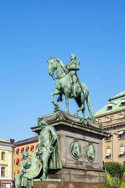 King Gustav II Adolf Monument, Stockholm, Stockholm County, Sweden