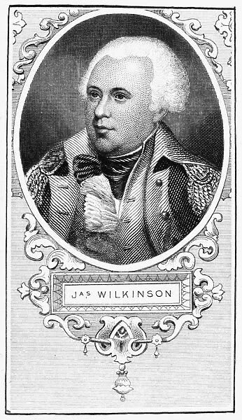 JAMES WILKINSON (1757-1825). American army officer. Line and stipple engraving