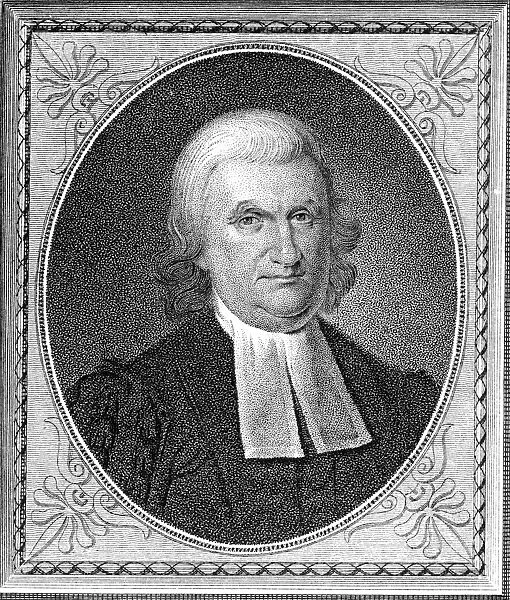 JOHN WITHERSPOON (1723-1794). American Presbyterian cleric, educator, and Revolutionary statesman. Line and stipple engraving by J. B. Longacre after a painting by Charles Willson Peale