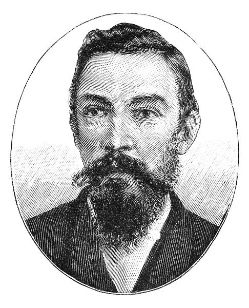 SCHALK WILLEM BURGER (1852-1918). South African military leader. Wood engraving