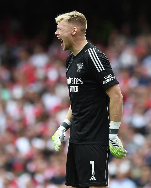 Arsenal vs. Nottingham Forest: Aaron Ramsdale in Action at the Emirates Stadium (2023-24)