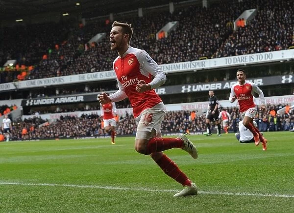 Arsenal's Thrilling Victory: Ramsey's Unforgettable Goal Against Tottenham Hotspur (2015-16)