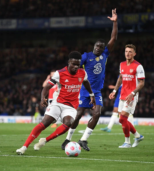 Bukayo Saka in Action: Chelsea vs. Arsenal, Premier League 2021-22