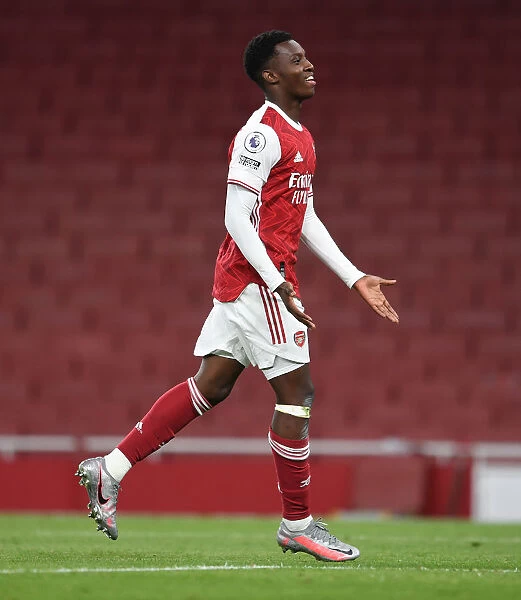 Eddie Nketiah Scores His Second Goal: Arsenal's Triumph over West Ham (2020-21)