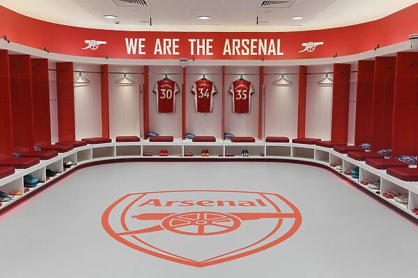 Exclusive Look: Arsenal Changing Room Before Arsenal vs Leeds United - Premier League 2021-22