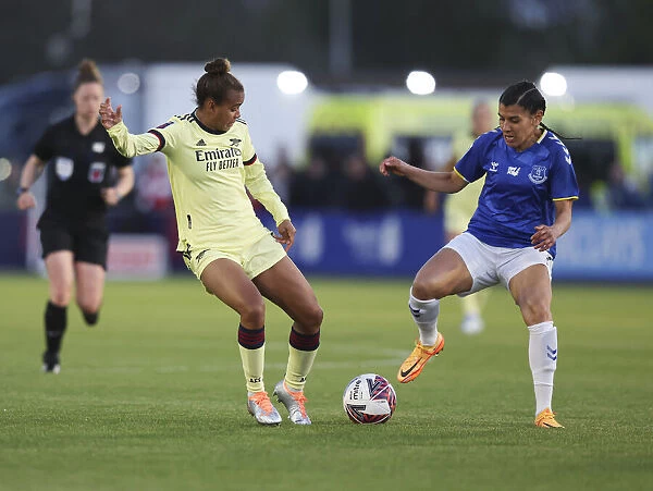Nikita Parris vs. Kenza Dali: Intense Battle in Everton Women vs. Arsenal Women FA WSL Match