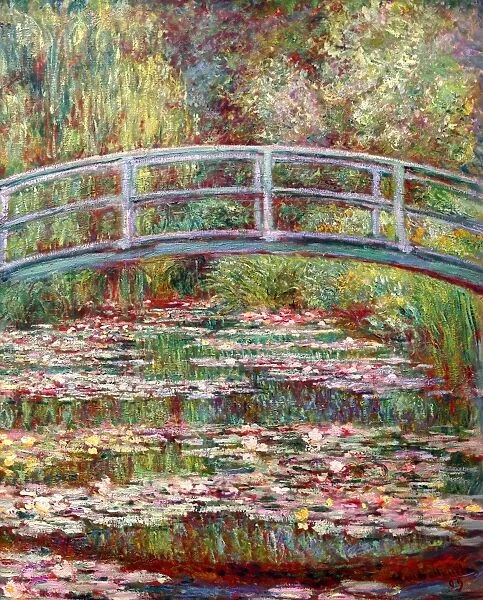 Bridge Over a Pond of Water Lilies, Claude Monet 1899