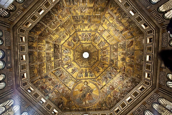 Saint Johns baptistery (Battistero di San Giovanni) mosaic ceiling
