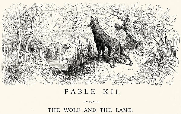 La Fontaines Fables - Wolf and the Lamb