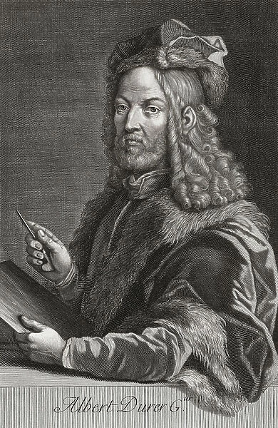 Albrecht Durer. Portrait. (print)