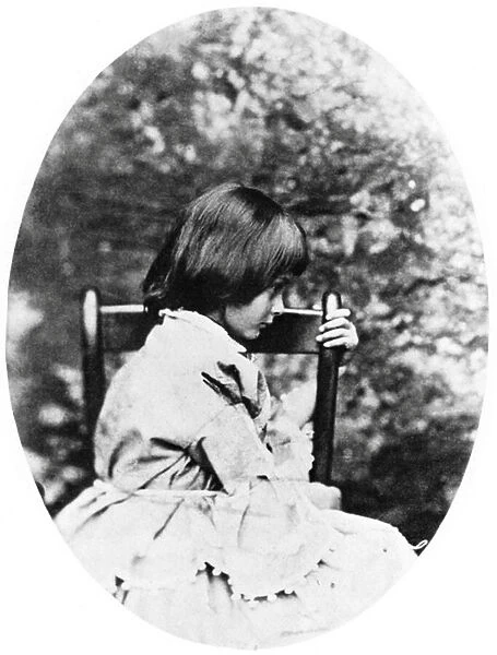 Alice Pleasance Liddell, 19th century (b  /  w photo)