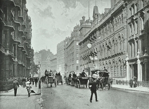 Army and Navy Stores, Victoria Street, Westminster LB: looking east by Francis Street