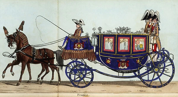 Carriage of Count Sebastiani, French Ambassador, in Queen Victorias coronation parade