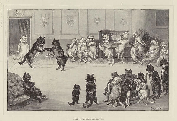 A Cats Party (engraving)