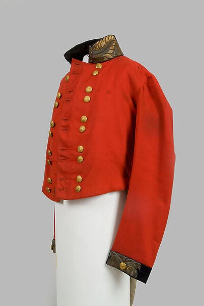 Coatee worn by General Edmund Jeffreys, Depot Battalion, pattern 1846 circa (fabric)