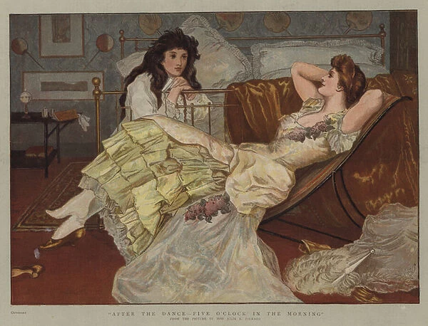 After the Dance, Five O Clock in the Morning (chromolithograph)