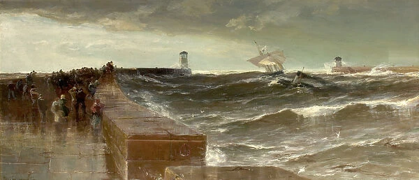 After Three Days Gale, 1885 (oil on canvas)