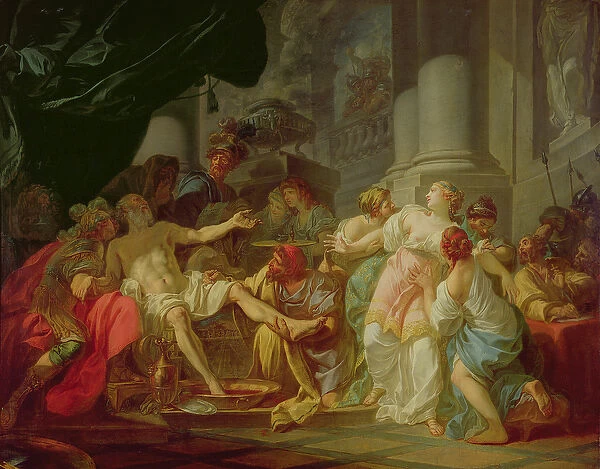 The Death of Seneca, 1773 (oil on canvas)