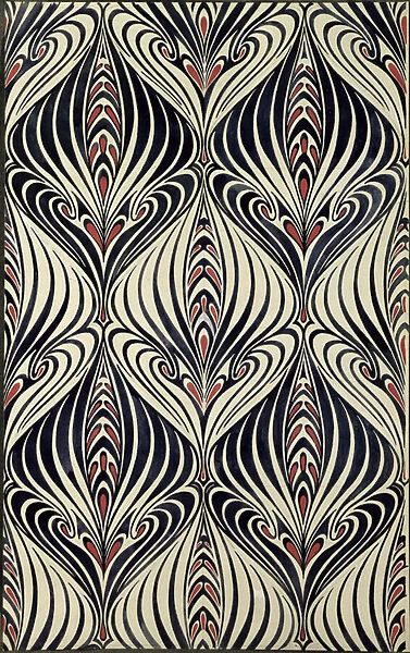 Design for a printed textile, 1928 (w  /  c on paper)