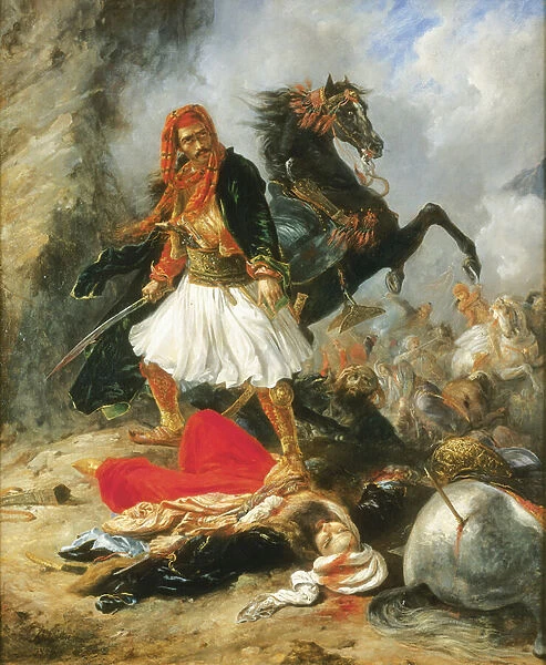 The Giaour, 1826 (oil on canvas)