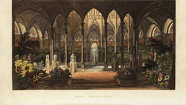 Gothic conservatory, Regency era