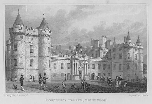 Holyrood Palace, Edinburgh (engraving)